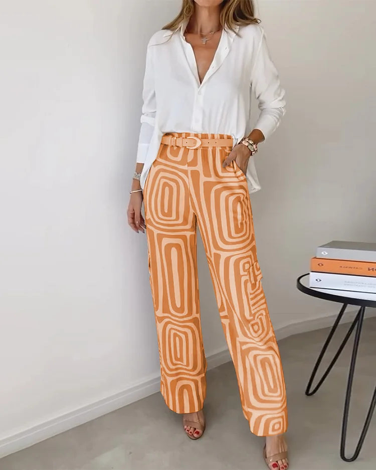 Bellory™ Pantalon met Gratis Blouse – Complete Look in 1 Set