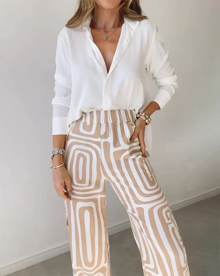 Bellory™ Pantalon met Gratis Blouse – Complete Look in 1 Set