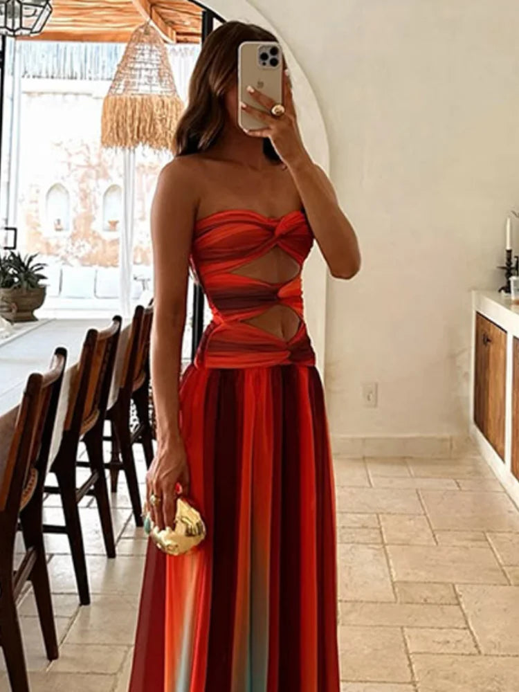 Zomerse Glamour Maxi-jurk ™