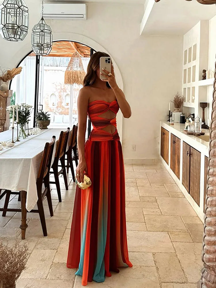 Zomerse Glamour Maxi-jurk ™