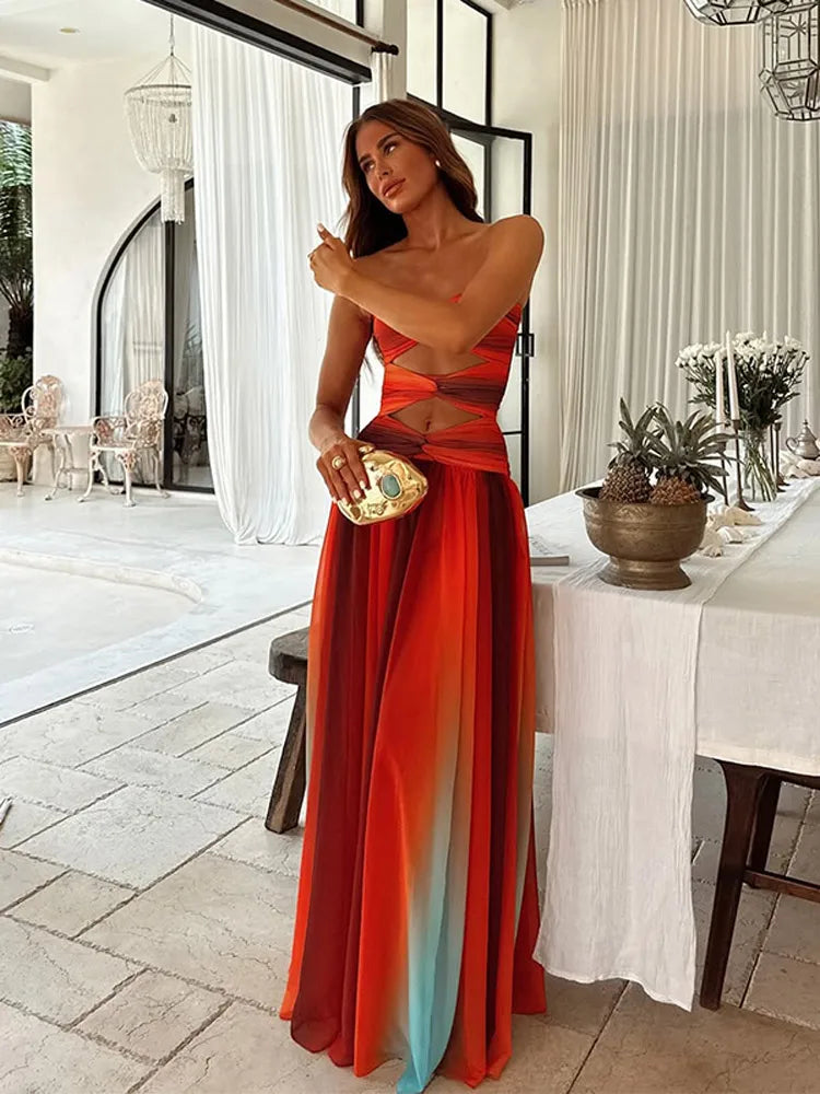 Zomerse Glamour Maxi-jurk ™